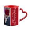 Heart handle Color Photo Mug
