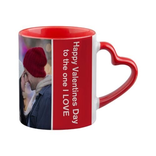Heart handle Color Photo Mug