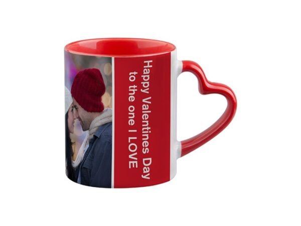 Heart handle Color Photo Mug